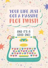 New Diagnosis Card - Massive Plot Twist - Unique Thinking of You Card created by Sunshine Lane