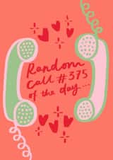 Cute card for your mum who always picks up the phone created by Bee Davies