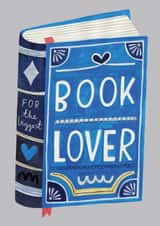 Arty Birthday Card - Book Lover - For The Biggest Book Lover created by Daria Solak