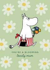 Cute Mother’s Day Card - Moomin  - Blooming Lovely Mum created by Moomin Characters