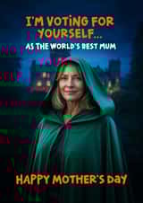 Funny Mother's Day Card - The Traitors - World's Best Mum created by Woody's Design