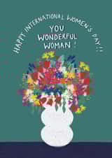 International Women's Day card to celebrate the wonderful women in your life! created by martha and hepsie ltd