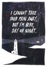 Heartfelt Mother's Day/Thinking Of You Card - Cannot Take Your Pain Away - Here For You created by Apart of Me