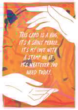 Heartfelt Mother's Day/Thinking Of You Card - This Card Is A Hug - Whatever You Need created by Apart of Me