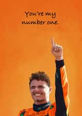 F1 Lando Norris You're my number one. created by brookeman