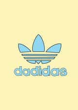 Dadidas - classic trainer loving fathers day card created by Becca Davis 