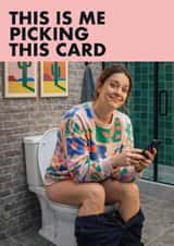 Funny Mother's Day Card - Phone Scrolling created by AbiGoLucky