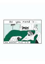 Cute "You need to rest!"  cat card. created by Kathryn Doodle Player