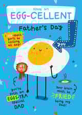 Cute Father’s Day Card - Fried Egg created by Twisted Haggis