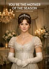 Pretty Mother’s Day Face Card - Francesca Bridgerton created by Pink Peach Cards