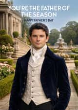 Fun Father's Day Card - Benedict Bridgerton created by Pink Peach Cards