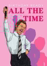 Fun Birthday Card - Harry Styles - Brits - KATTDO created by The Girl Next Draw Cards