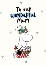 Cute Mother’s Day Card - Moomin - Our Wonderful Mum created by Moomin Characters