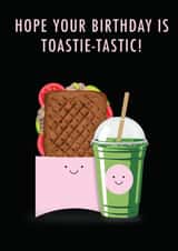 Cute Toastie Birthday Card created by Bhav creates