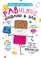 Cute Father's Day Card - For Husband - Fab Lolly created by Twisted Haggis