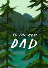 Classic Father's Day/Birthday Card - For Dad - Outdoorsy created by Charis Raine