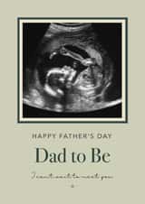 Personalised Father's Day Photo Card created by Choo Choo - Classic Father’s Day Card — Dad To Be — From the Bump