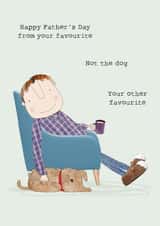Funny Father's Day Card - The Other Favourite created by Rosie Made A Thing