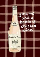 Classic Love And Friendship Card - Chicken Wine created by Oh That's A Good Sign