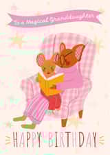 To a Magical Granddaughter, Happy Birthday - Granddaughter Birthday Card created by Kitty Strand
