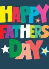 Big Text Happy Father's Day created by Paper Salad