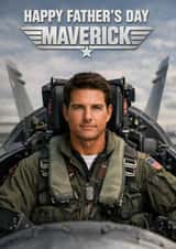 Fun Father's Day Card - Top Gun - Maverick created by Pink Peach Cards