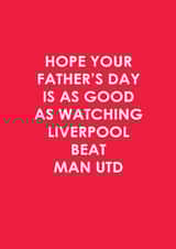 Father' Day - football - Liverpool - Dad created by The Boy and the Bear