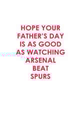 Father's Day - Dad - Football - Arsenal created by The Boy and the Bear