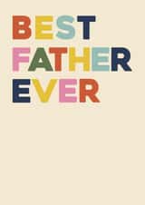 Classic Father's Day Card – Best Father Ever created by Bonne Nouvelle