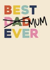 Classic Father's Day Card – Best Mum Ever created by Bonne Nouvelle