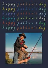 Personalised Father's Day Photo Card created by Chloe Turner - Classic Father's Day Card - Happy Father's Day