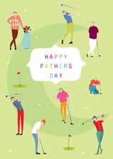 Classic Father's Day Card - Golf - Golfing created by Kali Stileman