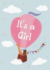 New Baby Girl Card created by Curious Day