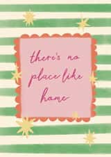 Arty New Home Card - There’s No Place Like Home - Funky Stripe - Keepsake created by Sydney Jo Designs