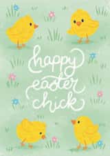 Cute Easter Card - Chicks created by NOD Studio