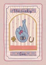 Classic Good Luck Card - Tarot - The Lucky One created by Sweetlove Press