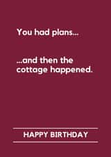Funny Birthday Card – Heated Rivalry Cottage Fandom Humour created by Making Lemonade