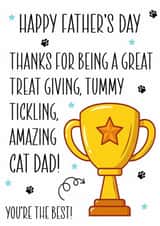 An Amazing Cat Dad on Father's Day created by RK Designs