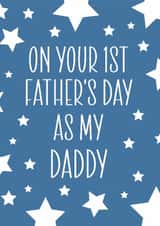 First Father’s Day Card – On Your 1st Father’s Day Daddy created by RK Designs