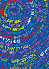Happy Birthday Spiral created by Paper Salad
