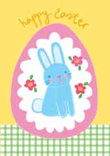 Cute Easter Card - Bunny Egg created by Paper Salad