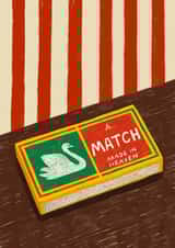 Arty Anniversary Card - Match Made In Heaven - Matchbox created by Oh That's A Good Sign