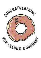 Cute cartoon congratulations card for students, new parents, or life events created by Daniel s Chivers