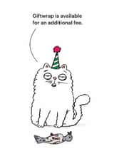 Funny Birthday Card - Cat - Dead Bird Present created by Cardinky