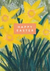 Traditional Easter Card - Daffodils created by Joy Jen Studio