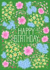Pretty Birthday Card - Spring Florals created by What Sinead Made