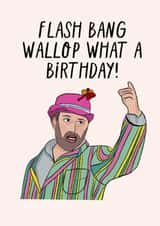 David Mitchell Last One Laughing Inspired Birthday Card for a Funny Recipient created by KATIE S