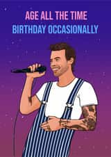 Harry Styles Birthday Card - Disco / Birthday Occasionally created by LFH Studio