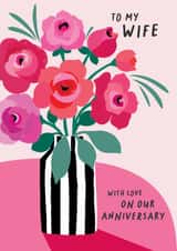Pretty Anniversary Card - Bouquet Of Roses created by Rosanna Rossi
