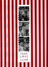 Personalised Anniversary Photo Card created by Holly Walsh - Classic Anniversary Card - Photo Booth Strips